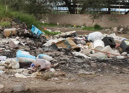 Localizan en Villa de Pozos, 4 tiraderos clandestinos