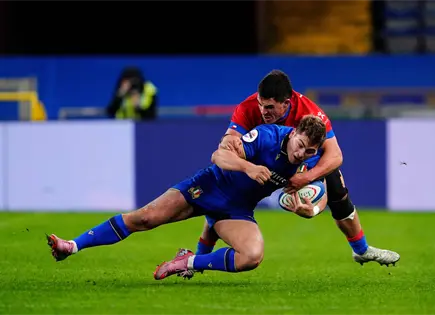 Italia se impone a Chile en partido de rugby