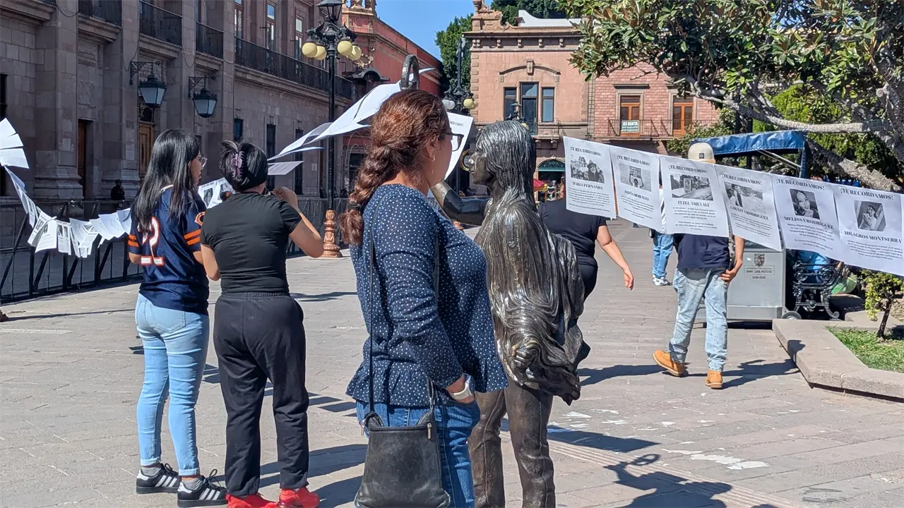 Tendedero de víctimas exige justicia y denuncia impunidad en SLP