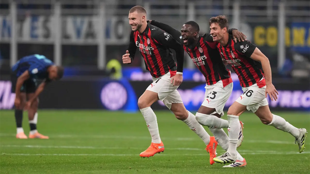 AC Milan vence a Inter en emocionante derbi de la Serie A