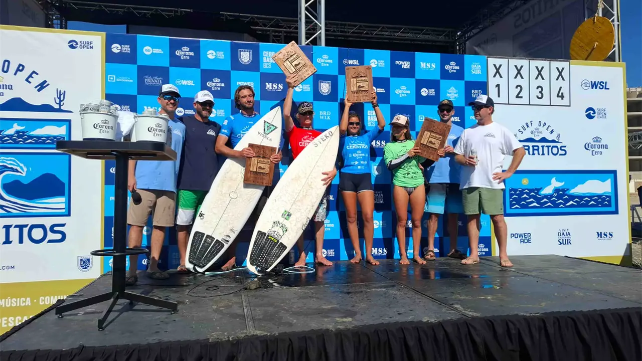 Hayden Rodgers se corona en el Cero Surf Open Cerritos 2025