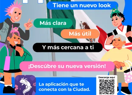 App CDMX se renueva con diseño protagonizado por ajolote morado