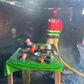 Familia queda en la calle por un incendio