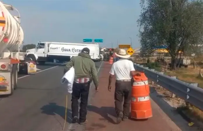 Productores Retiran Bloqueo en Carretera Arco Norte en Hidalgo