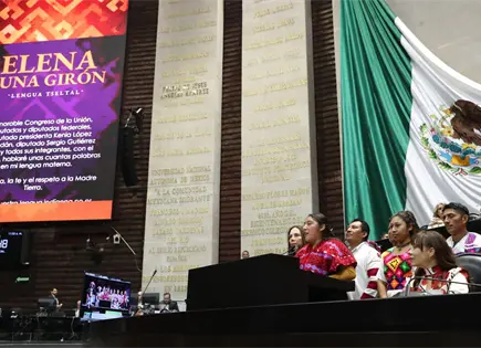 Hablante tzeltal toma la tribuna y pide respeto a las lenguas indígenas