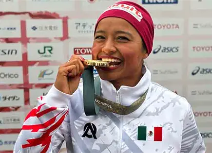 Lourdes Ponce logra la dorada en maratón