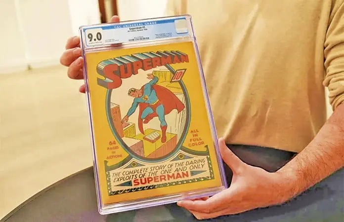 RARO CÓMIC DE SUPERMAN VENDIDO POR 9,12 MDD