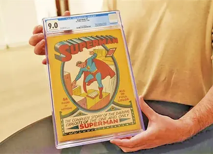 RARO CÓMIC DE SUPERMAN VENDIDO POR 9,12 MDD RARO CÓMIC DE SUPERMAN VENDIDO POR 9,12 MDD