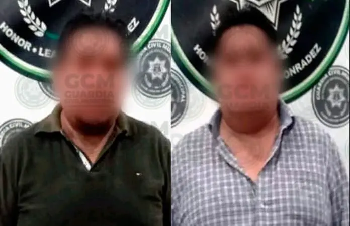 Atrapan a 2 hombres por violencia familiar