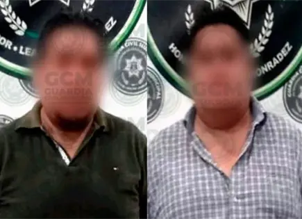 Atrapan a 2 hombres por violencia familiar