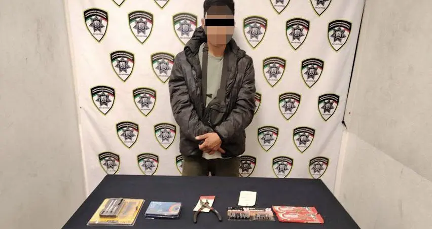 Asegurado en tienda del Centro