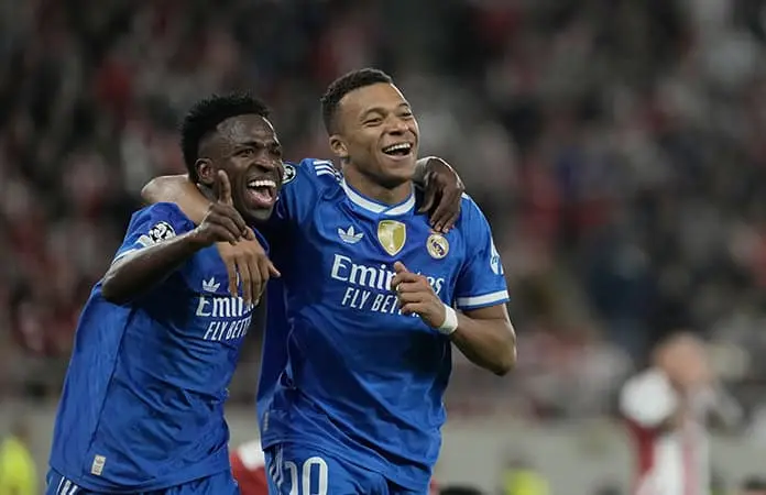 El Madrid vence al Olympiacos