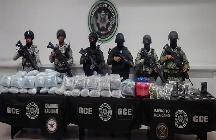 Incautan 50 kilos de “mota” en Mexquitic de Carmona