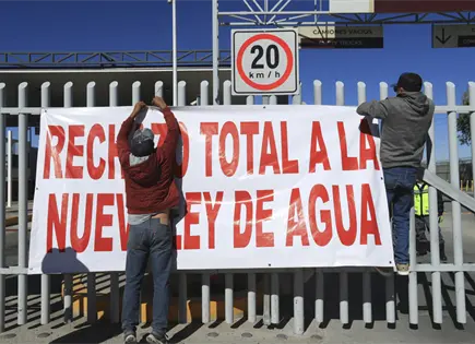 Protesta de agricultores y transportistas paraliza Ciudad Juárez