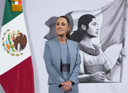 Reunión con Augusto, para revisar agenda de Congreso: Sheinbaum