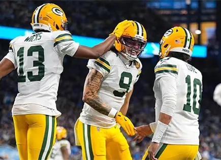 Triunfa Green Bay sobre Detroit