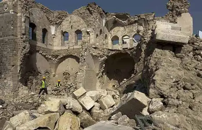 Arqueólogos restauran el patrimonio de Gaza