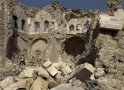 Arqueólogos restauran el patrimonio de Gaza