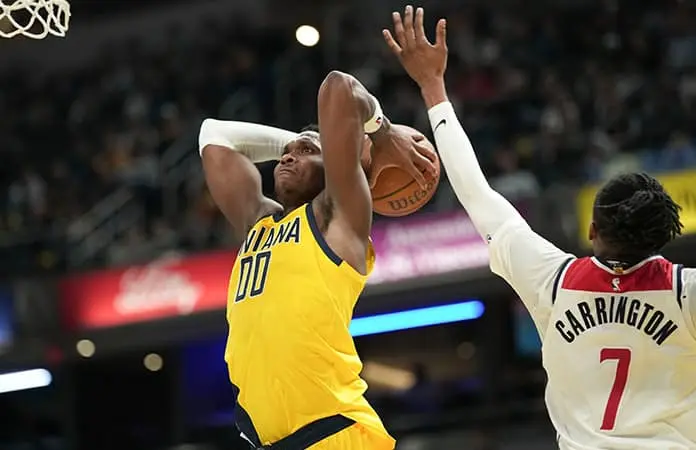 Pacers canastean a los Wizards