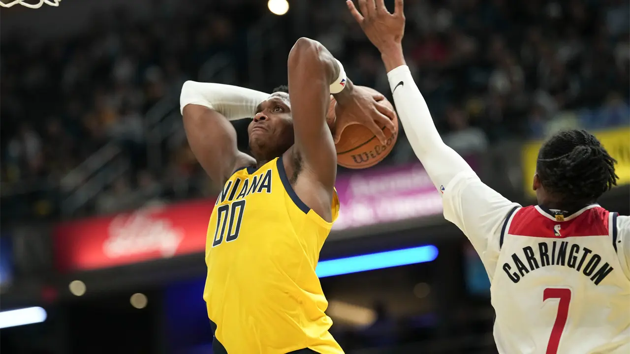 Pacers de Indiana aplastan a los Wizards de Washington en la Copa NBA