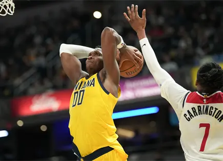 Pacers de Indiana aplastan a los Wizards de Washington en la Copa NBA