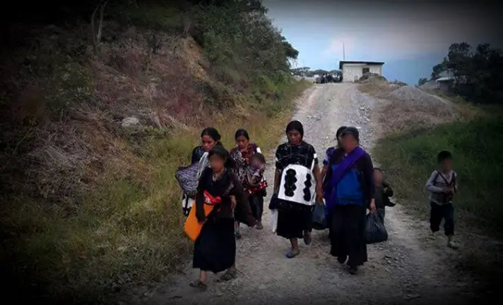 Tras nueve años desplazadas, 34 familias tzotziles regresan a Chenalhó