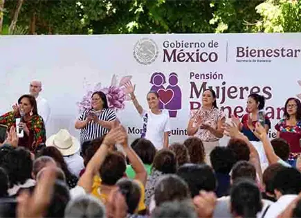 A todo el país le va mejor: Claudia