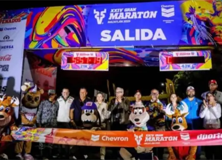 Mazatlán celebra la participación de más de 6 mil corredores en su Maratón Internacional 2025