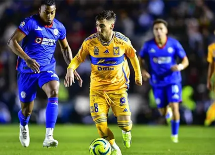 Cruz Azul y Tigres chocan en una semifinal de alto voltaje Cruz Azul y Tigres chocan en una semifinal de alto voltaje