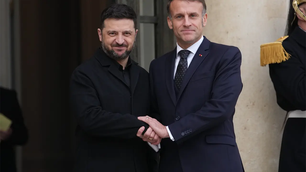 Zelenskyy y Macron se encuentran para discutir el conflicto