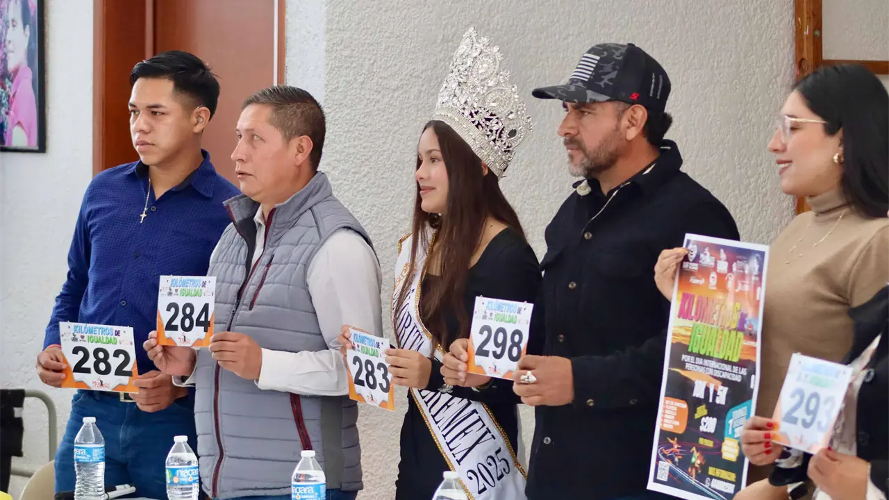 Alistan carrera Kilómetros de Igualdad en Mexquitic