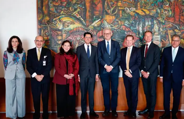 Encuentro en la SRE entre Embajador de Suecia y representantes mexicanos