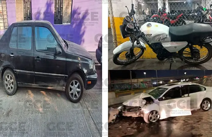 Incautan carros y moto con reporte de hurto
