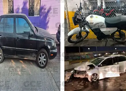 Incautan carros y moto con reporte de hurto