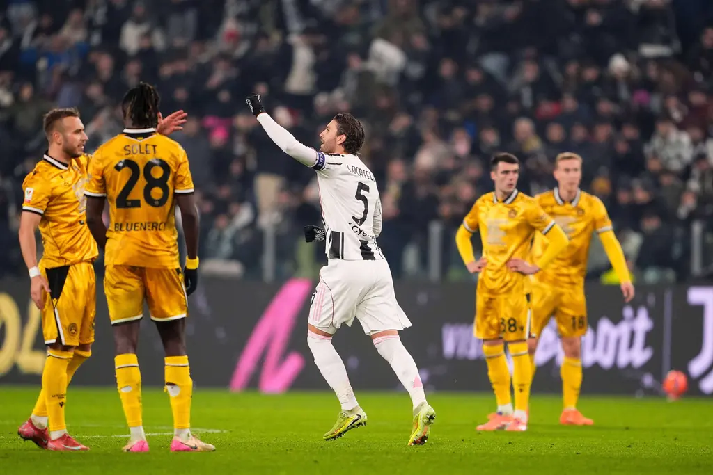 Juventus avanza a cuartos de final de la Copa Italia con victoria sobre Udinese