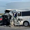 Un muerto y 9 heridos, en accidente carretero