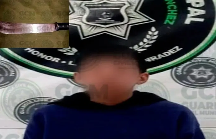 Arrestado por traer un arma prohibida