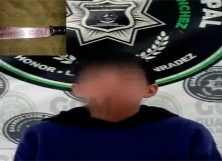 Arrestado por traer un arma prohibida