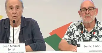 Joan Manuel Serrat se retira de charla en FIL Guadalajara por tumulto