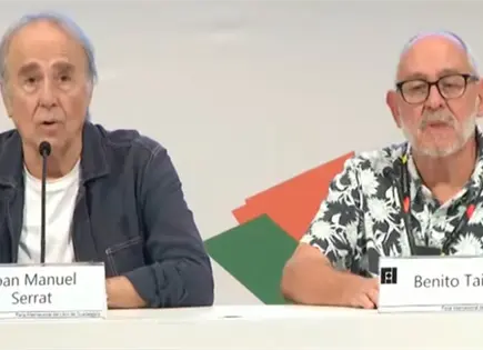 Joan Manuel Serrat se retira de charla en FIL Guadalajara por tumulto