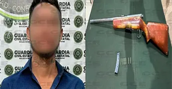 Por agredir a a policías individuo es detenido