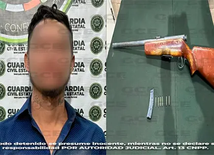 Por agredir a a policías individuo es detenido