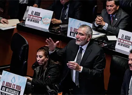 Senado rechaza moción del PAN sobre Ley de Aguas