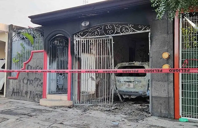 En Culiacán, incendian y disparan a varios inmuebles