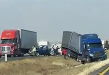 Choque en la 57 complica vialidad Choque en la 57 complica vialidad