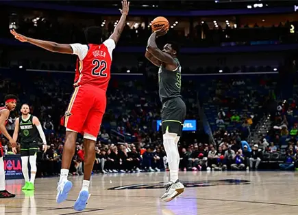 Wolves someten a los Pelicans