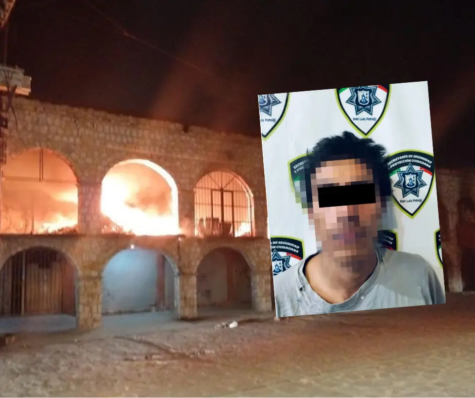Cae sujeto acusado de provocar incendio en Las Julias