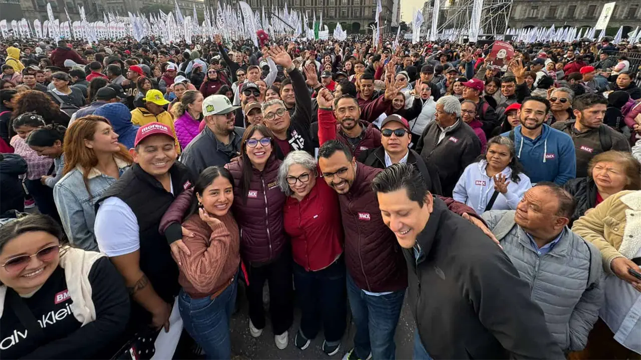 "Los potosinos mostraron su fuerza": Rita Ozalia en acto de la 4T