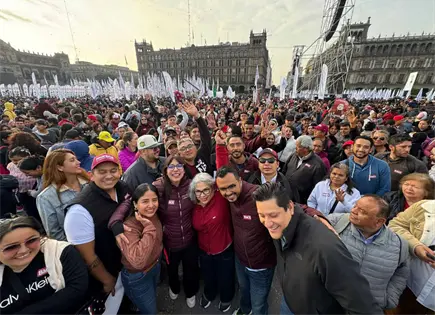"Los potosinos mostraron su fuerza": Rita Ozalia en acto de la 4T "Los potosinos mostraron su fuerza": Rita Ozalia en acto de la 4T