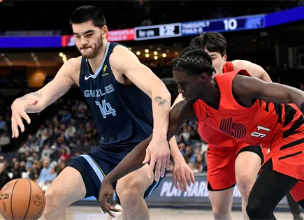 Grizzlies de Memphis aplastan a Trail Blazers de Portland